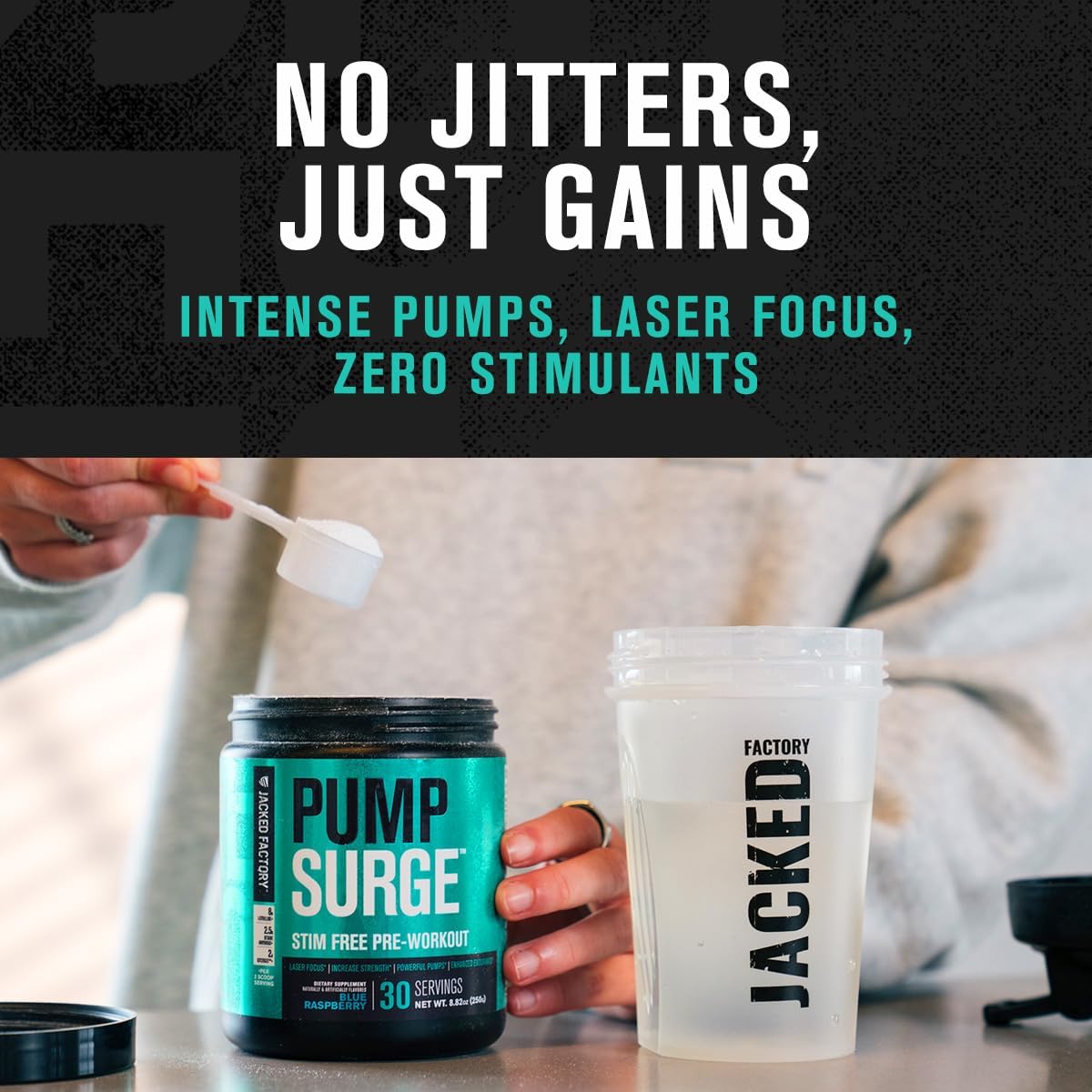 Pump Surge - Stim Free Pump & Nootropic Pre-Workout