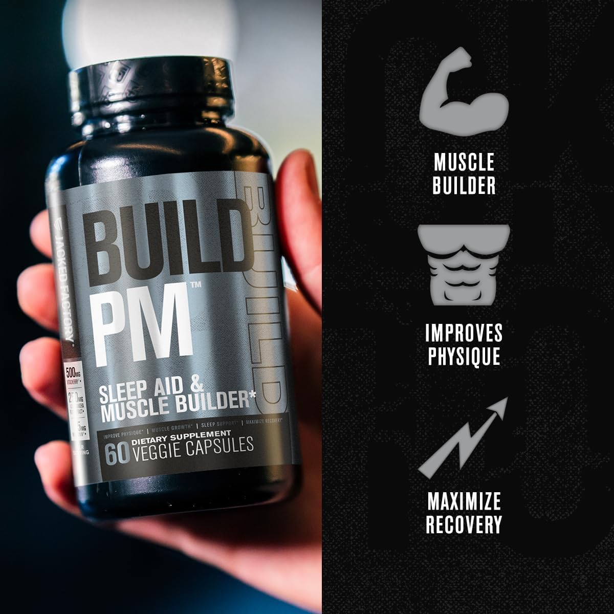 Build PM Night Time Muscle Builder & Sleep Aid