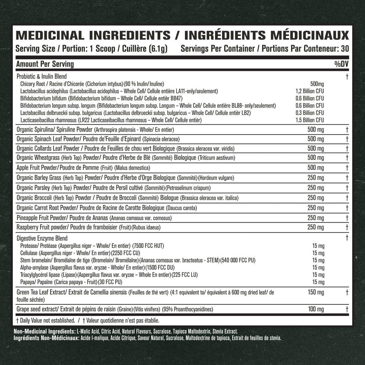 Green Surge Greens Powder w/Probiotics & Digestive Enzymes