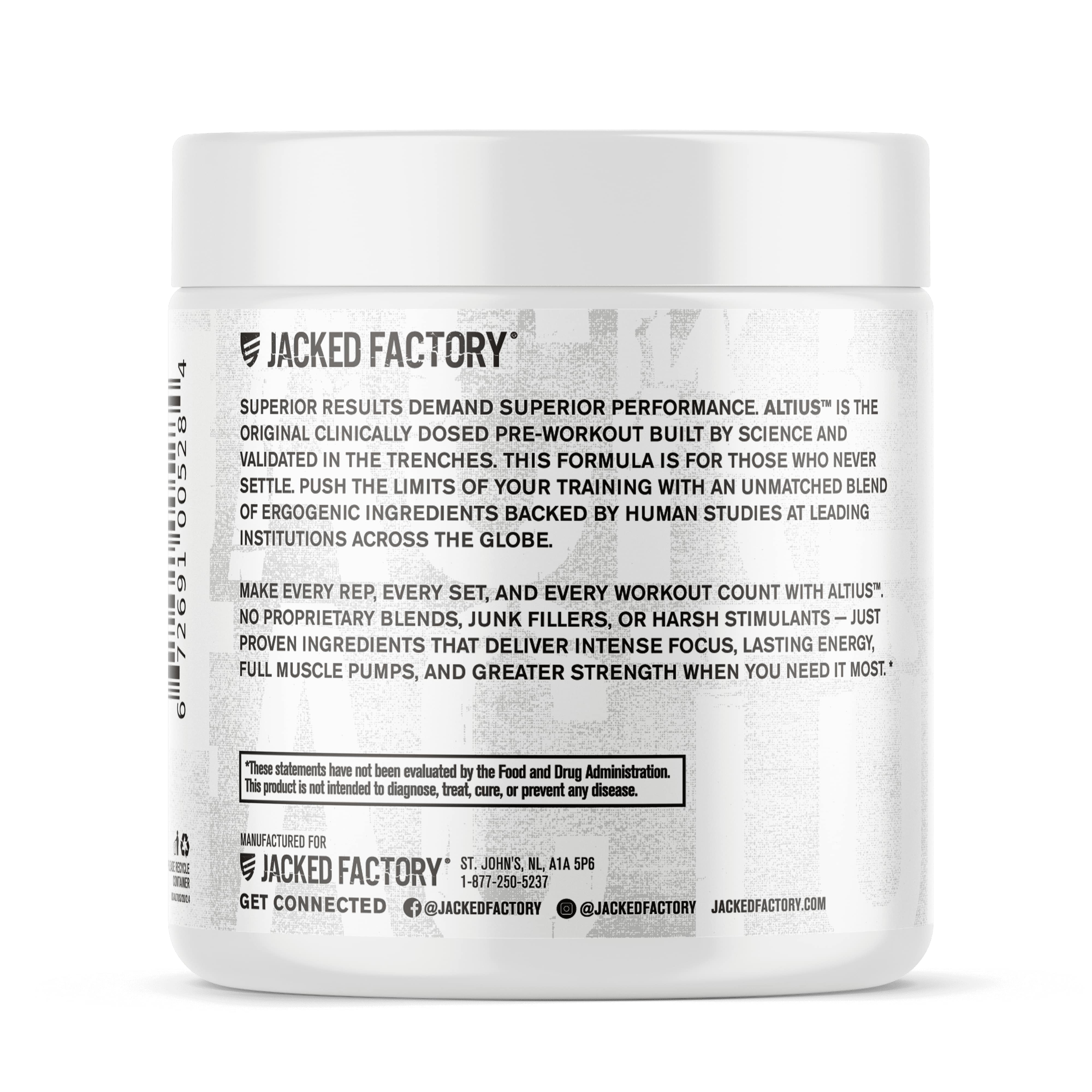 Altius Clinically Dosed Pre-Workout