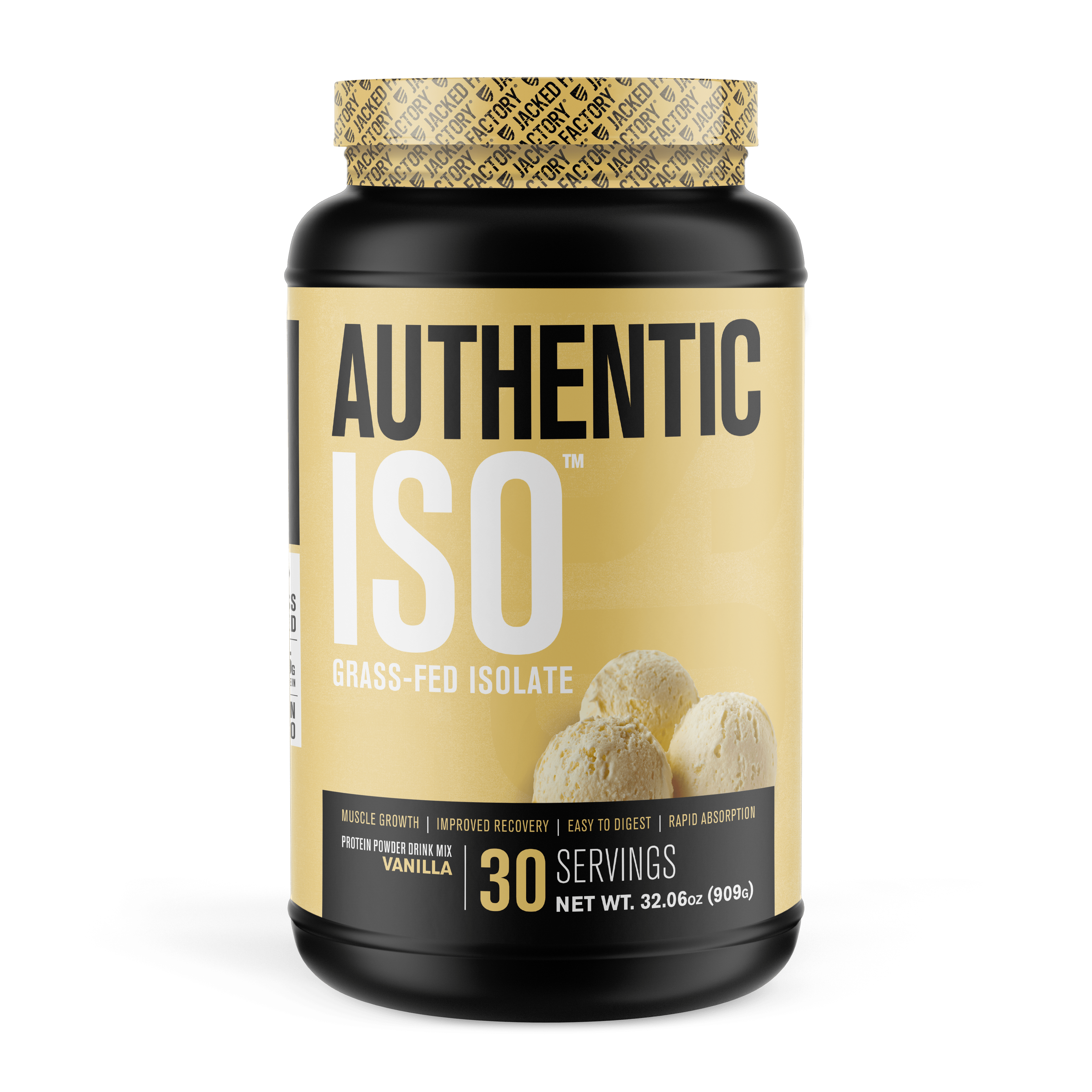 Authentic Iso - Grass-Fed Whey Protein Isolate