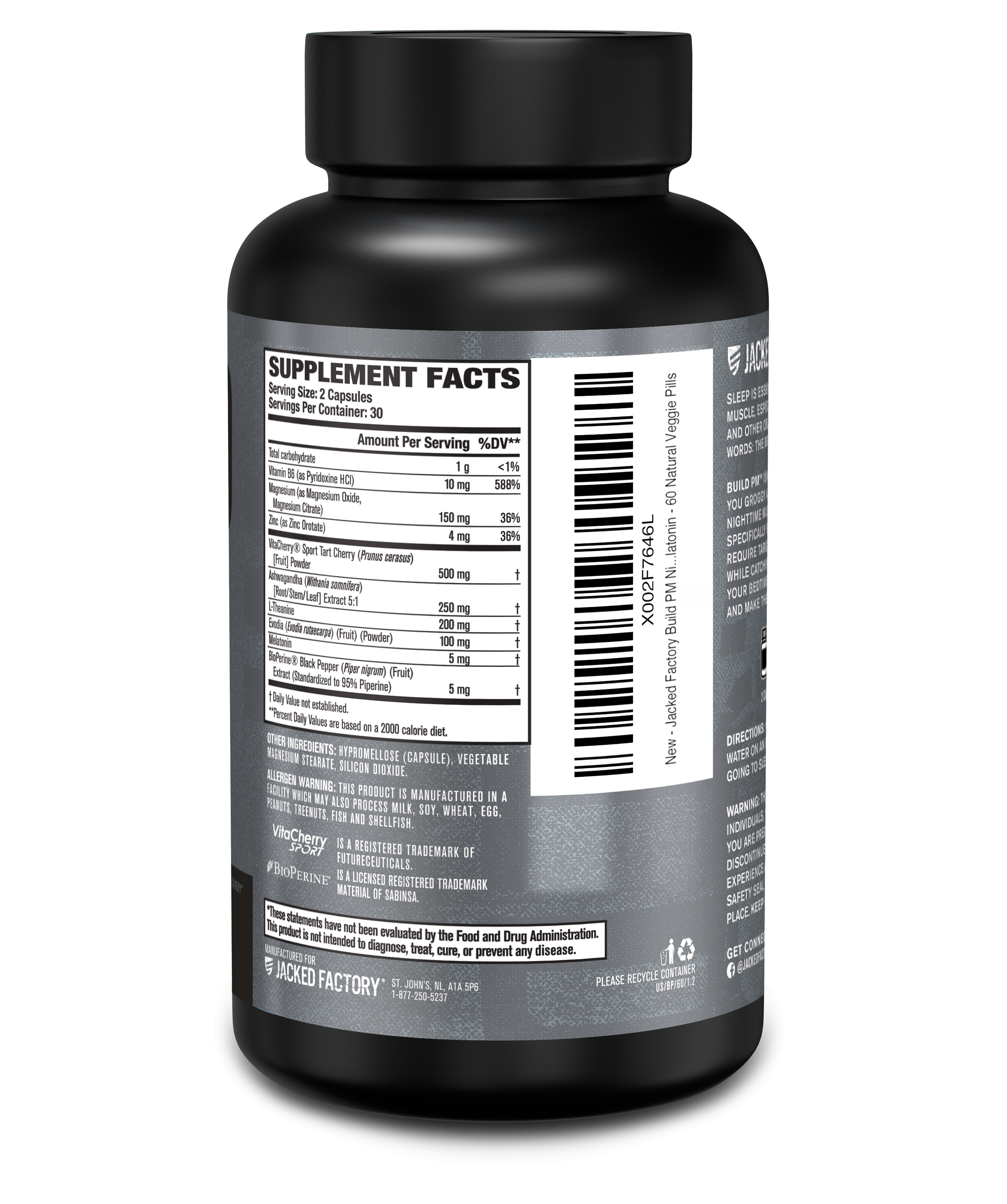 Build PM Night Time Muscle Builder & Sleep Aid