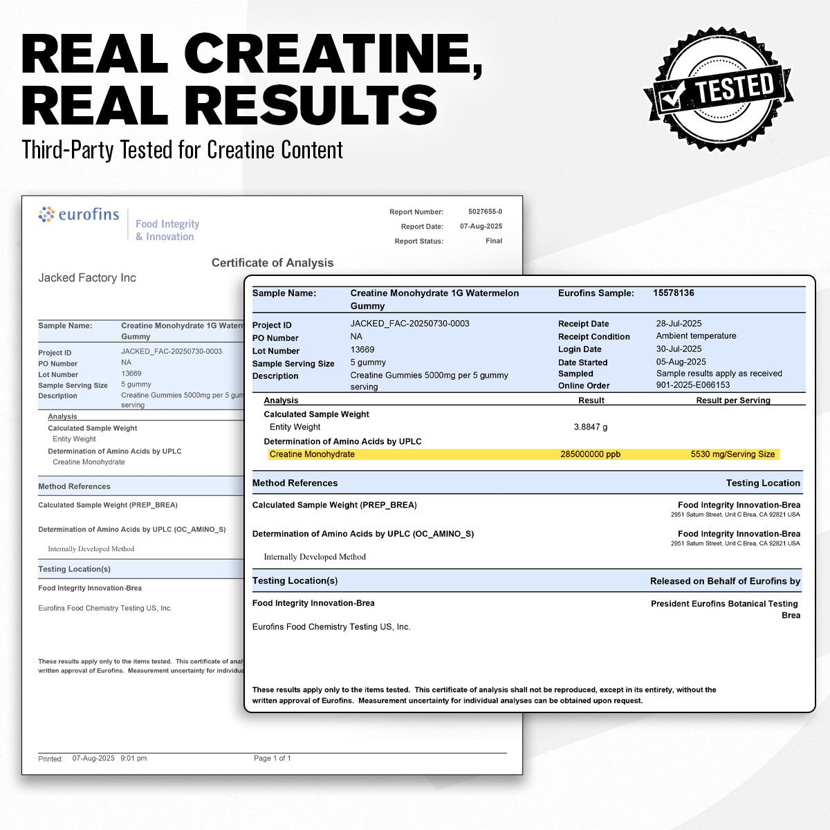 Creatine Monohydrate Gummies