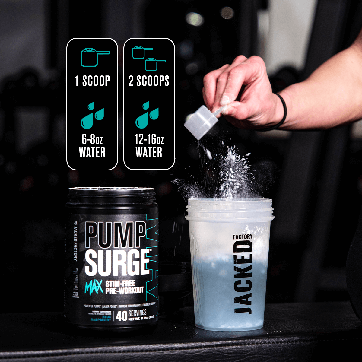 Pumpsurge Max Stim-Free Pre-Workout