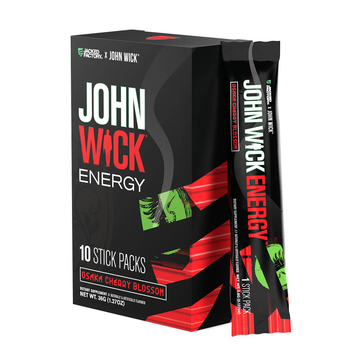 Jacked Factory X John Wick - Energy Sticks