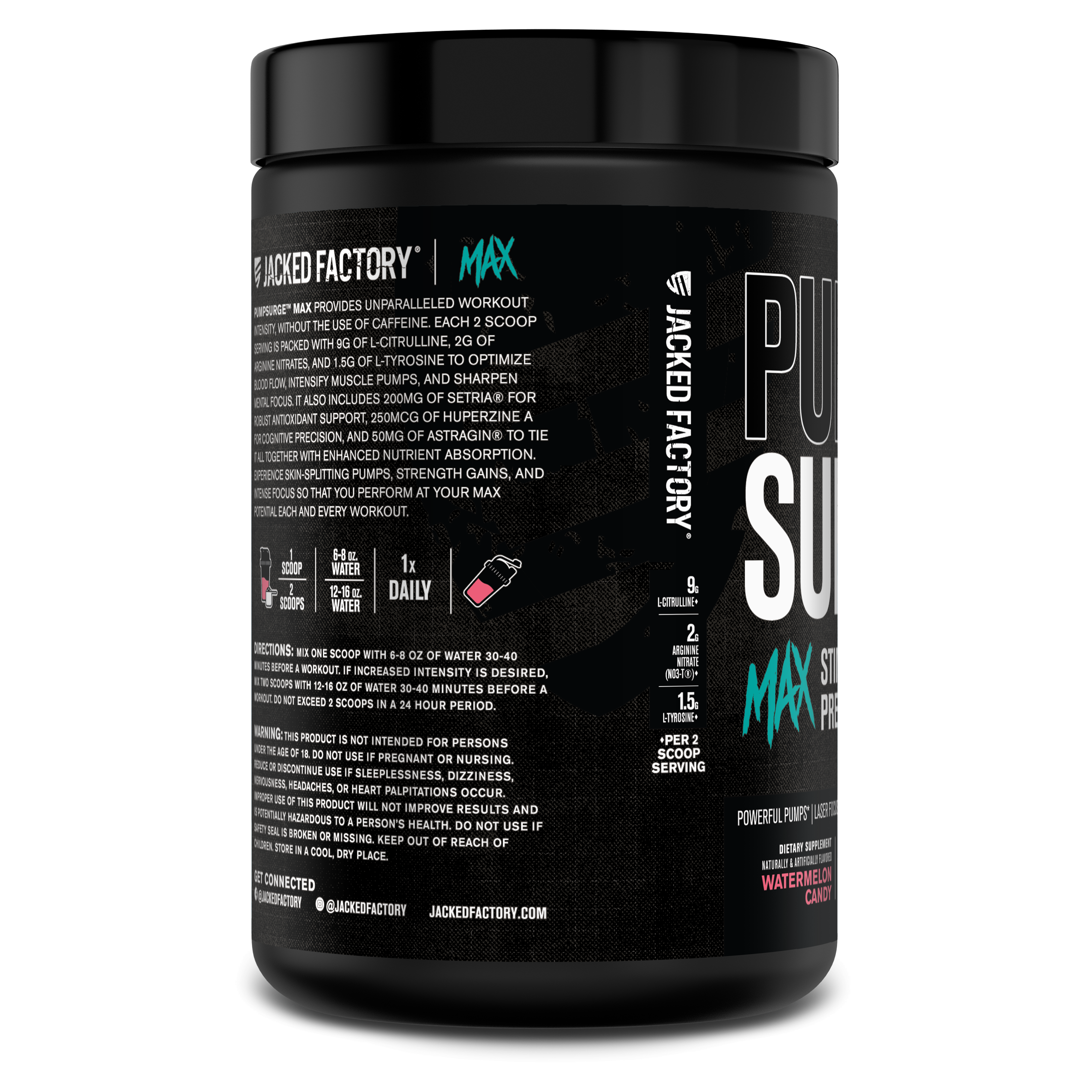 Pumpsurge Max Stim-Free Pre-Workout