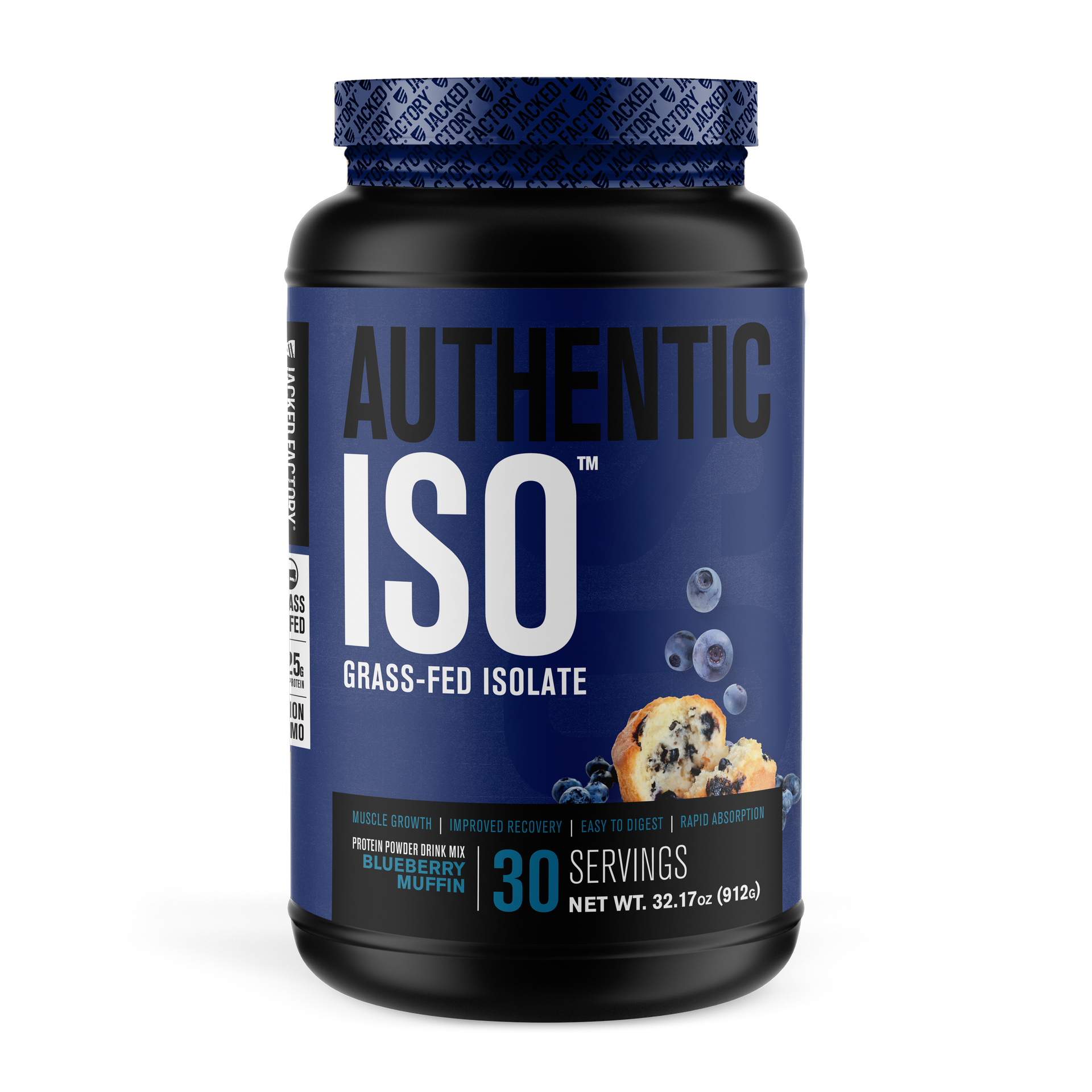 Authentic Iso GrassFed Whey Protein Isolate Jacked Factory