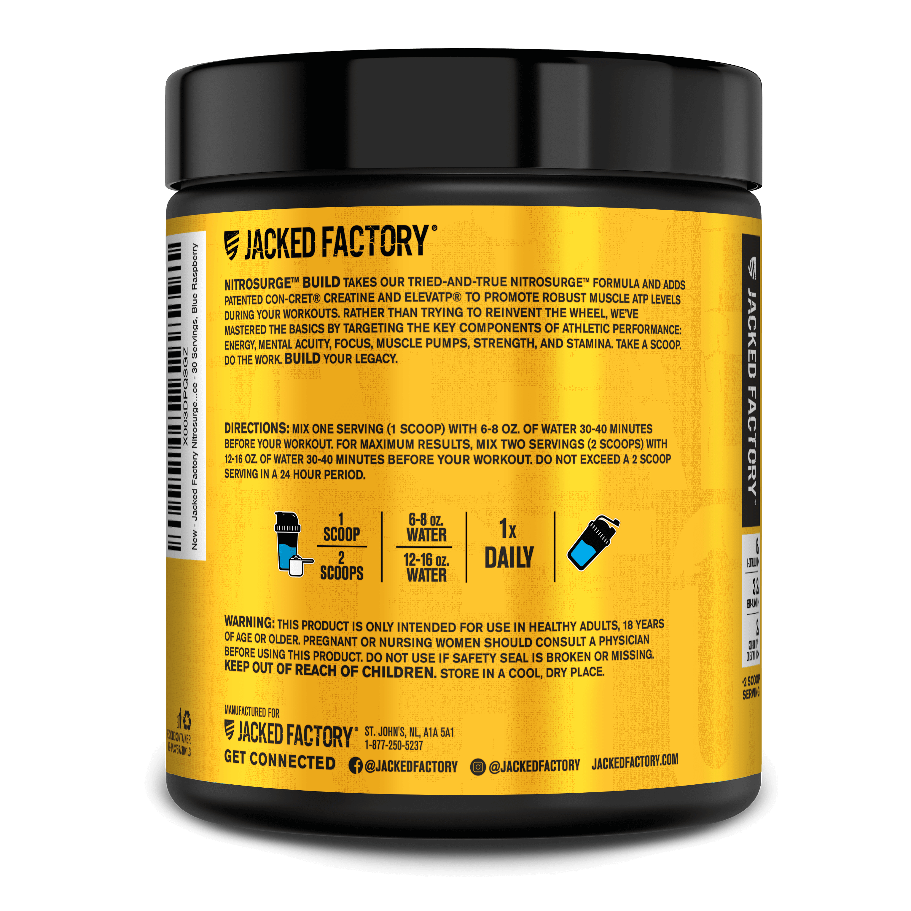 Nitrosurge Build - Muscle Building Pre-Workout