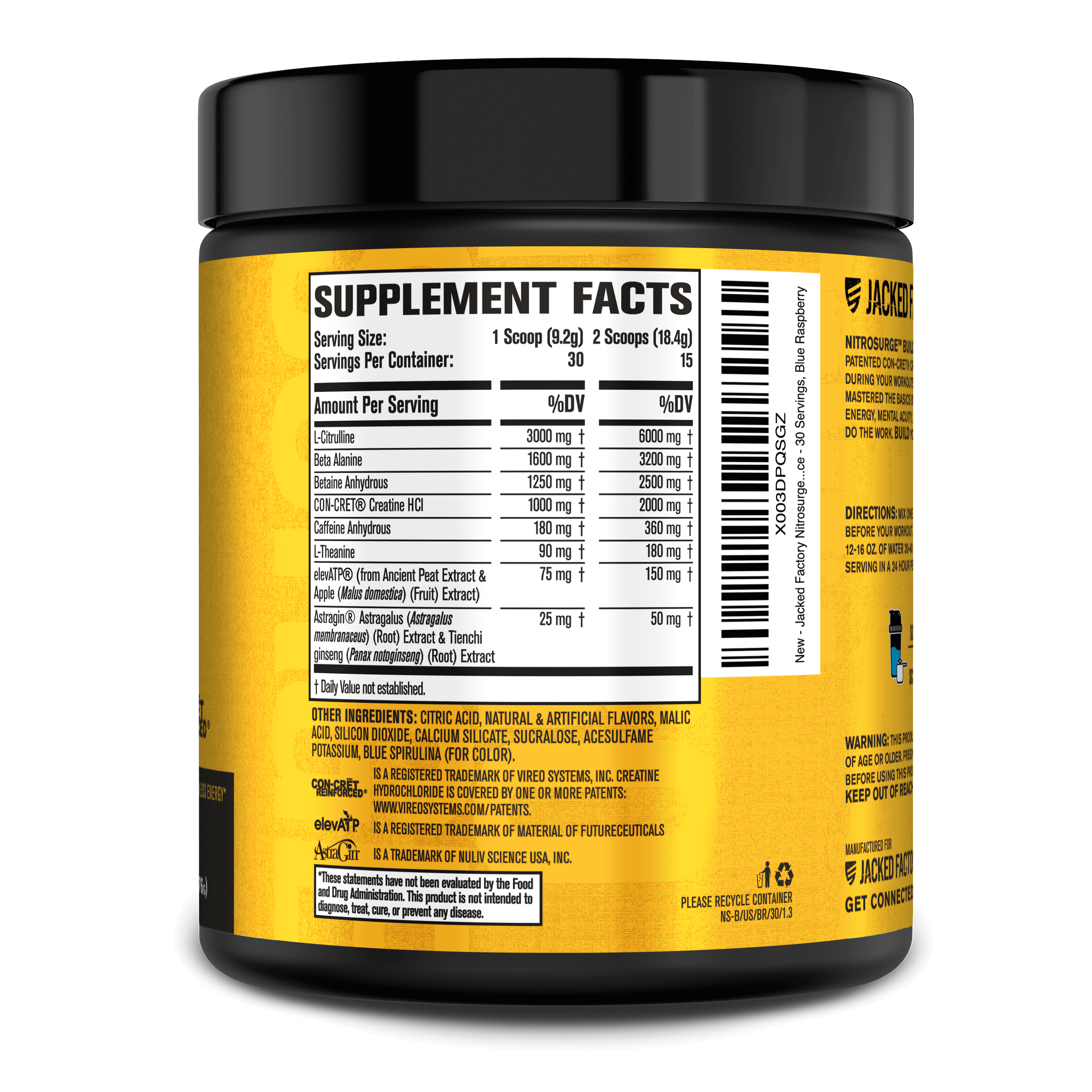 Nitrosurge Build - Muscle Building Pre-Workout