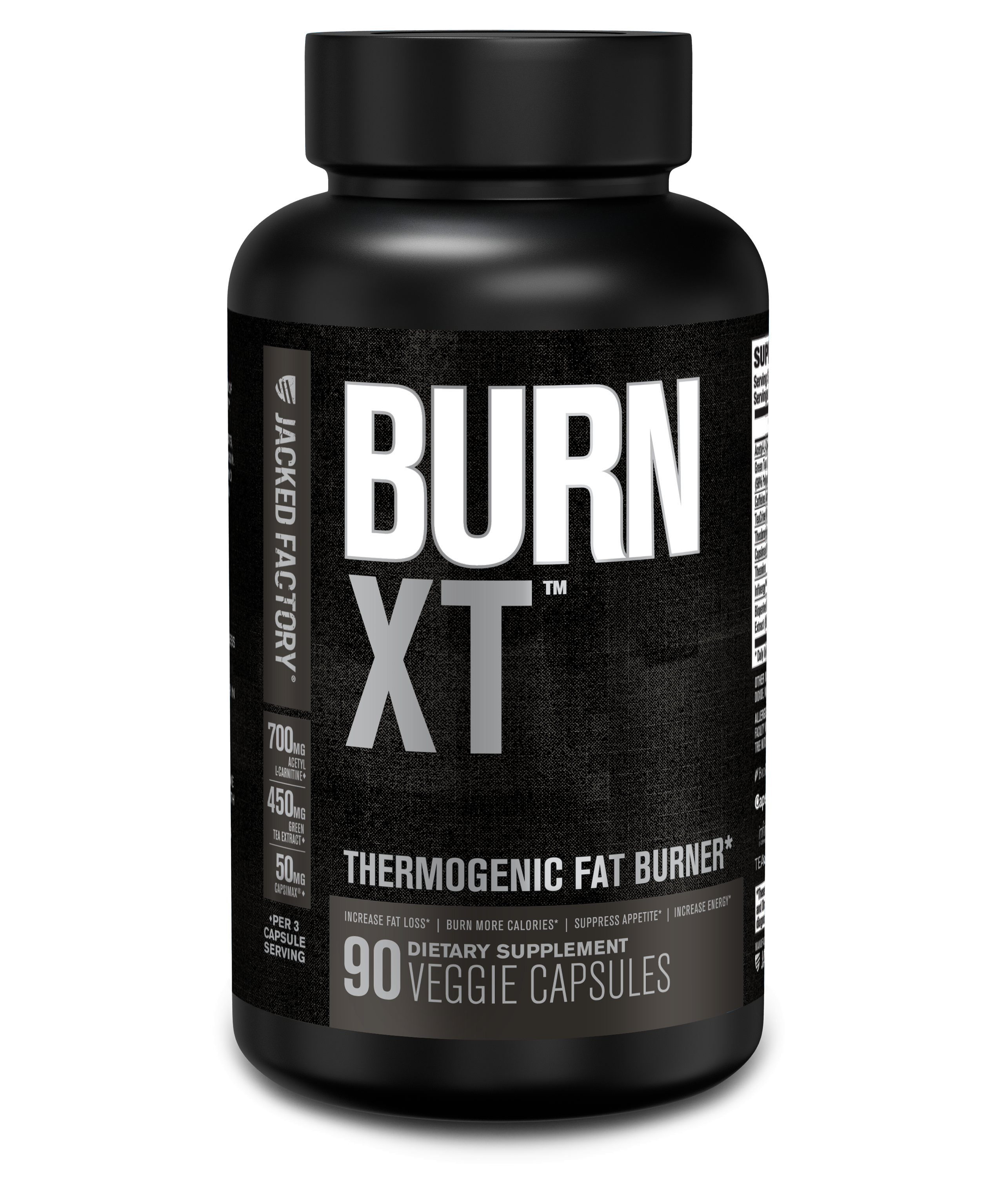 Burn-XT™ Black Thermogenic Fat Burner w/ TeaCrine®