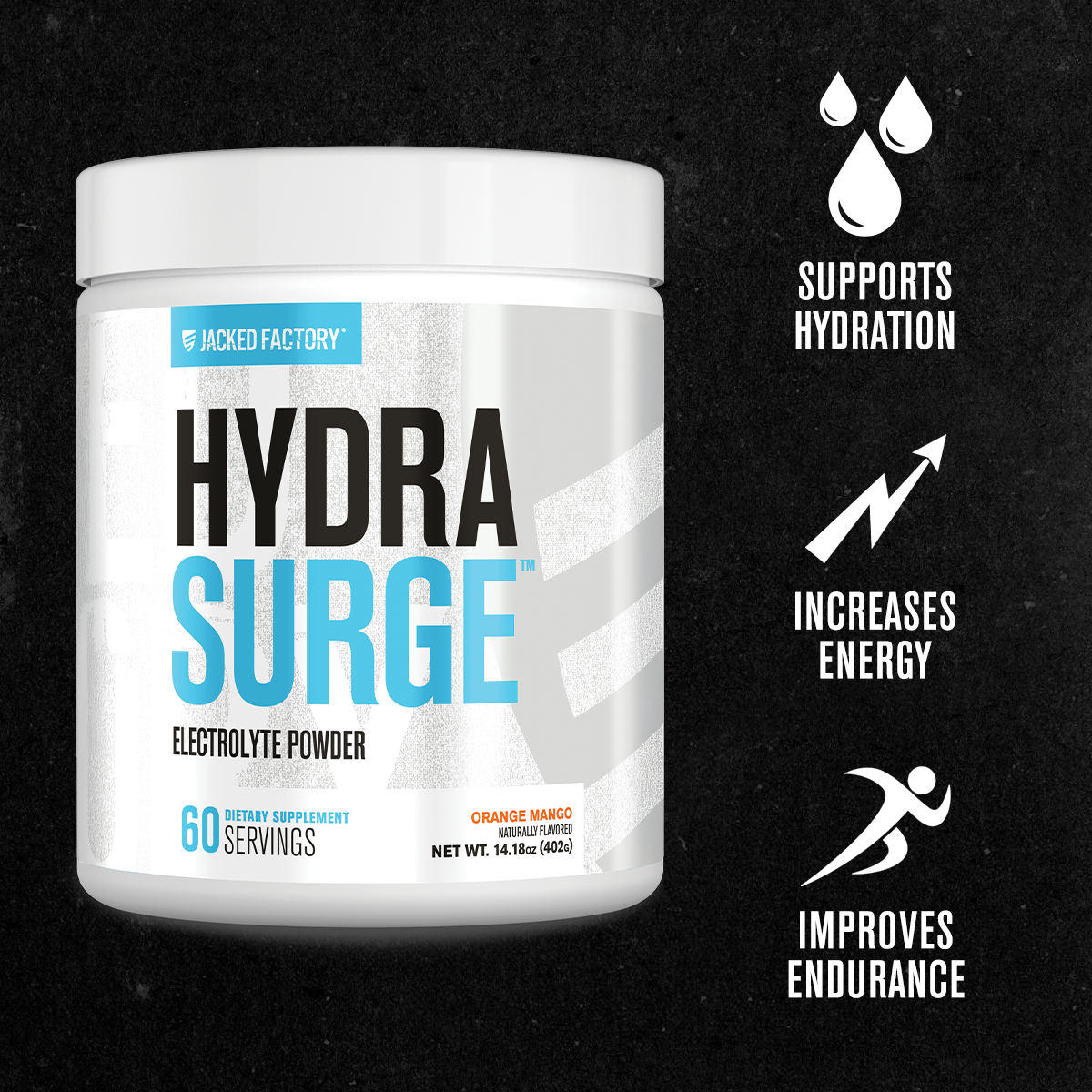 Hydrasurge Premium Electrolytes w/TRAACS® - Naturally Flavored