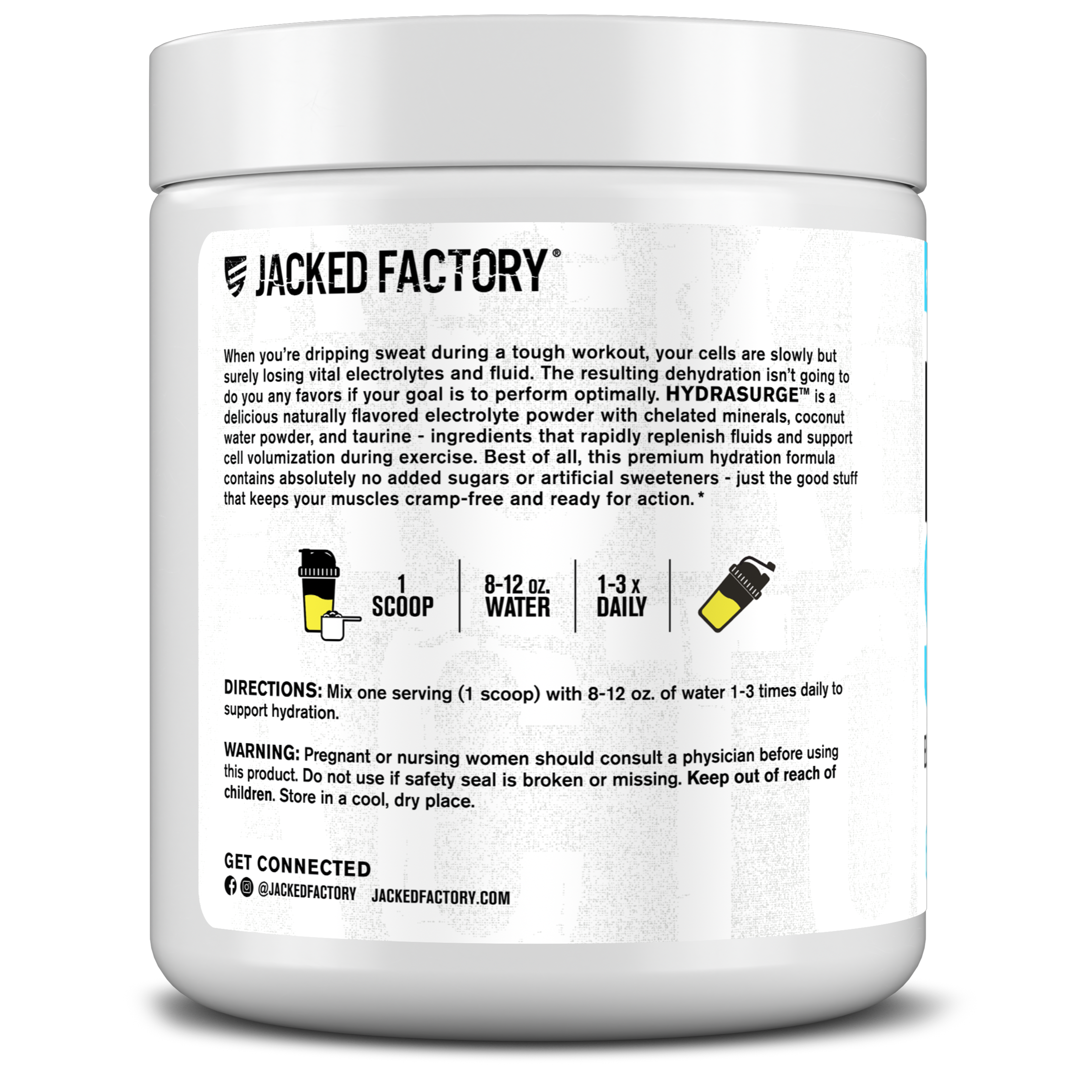 Hydrasurge Premium Electrolytes Powder - Naturally Flavored