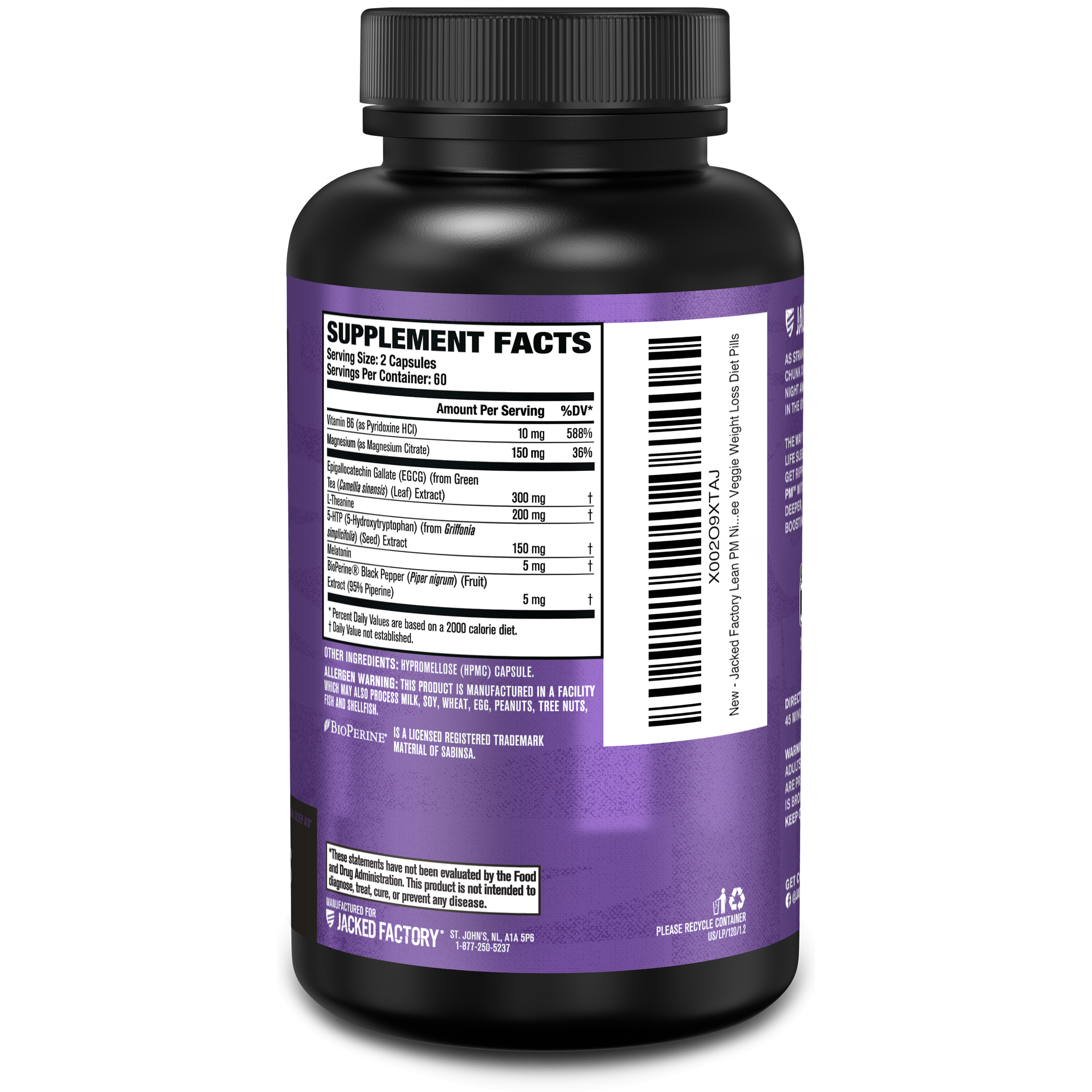Lean PM Night Time Fat Burner & Sleep Aid