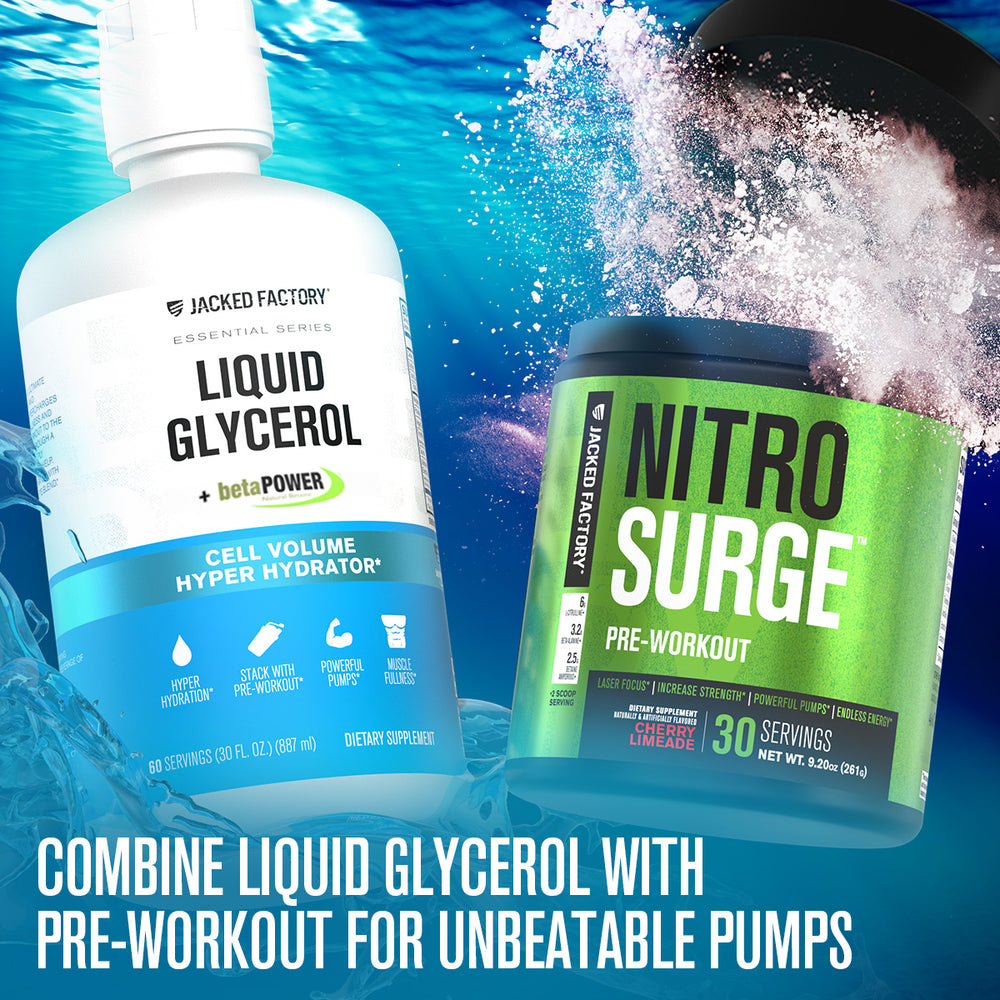 Jacked Factory | Liquid Glycerol - Cell Volume Hyper Hydrator