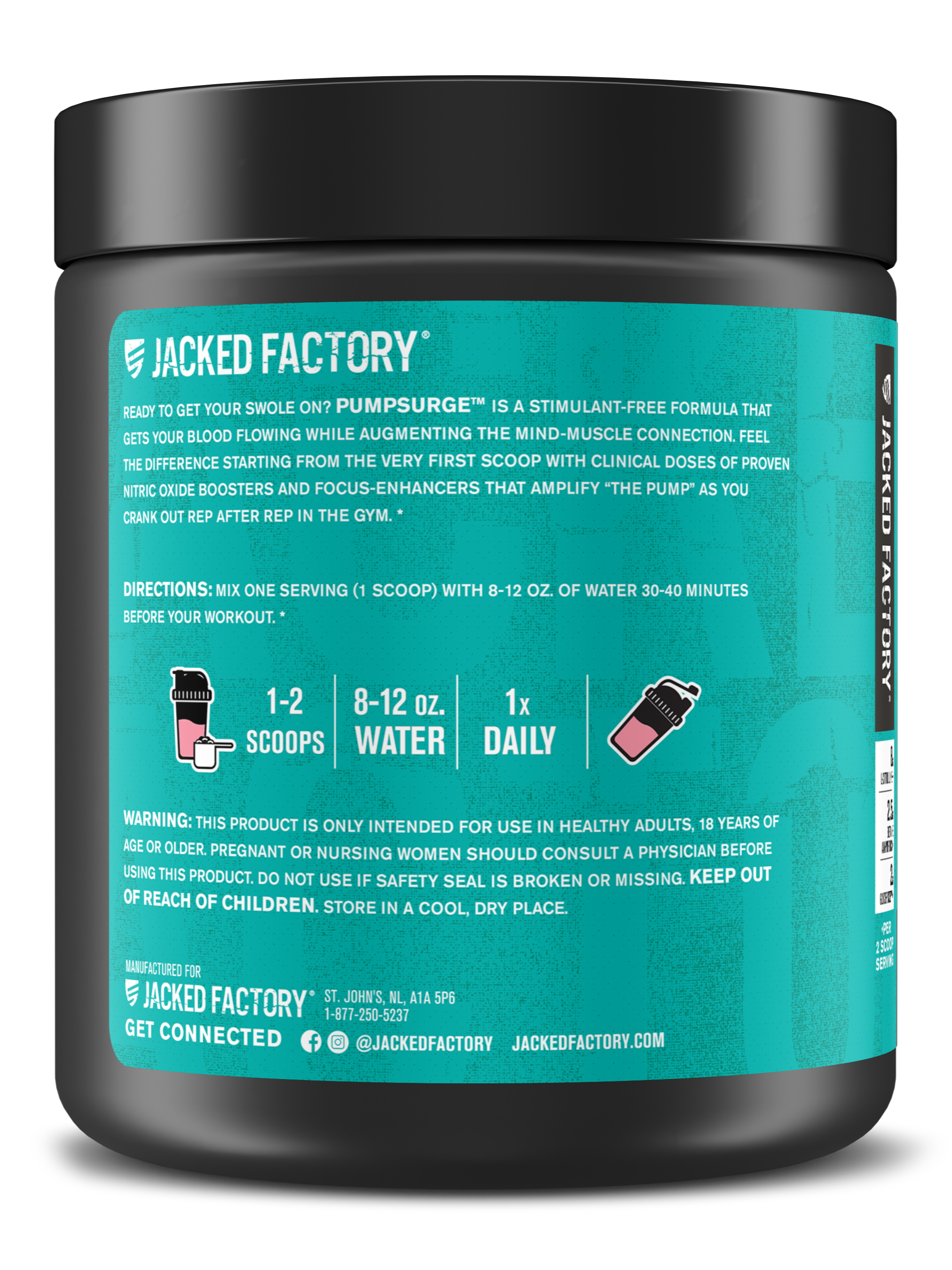 Pump Surge - Stim Free Pump & Nootropic Pre-Workout