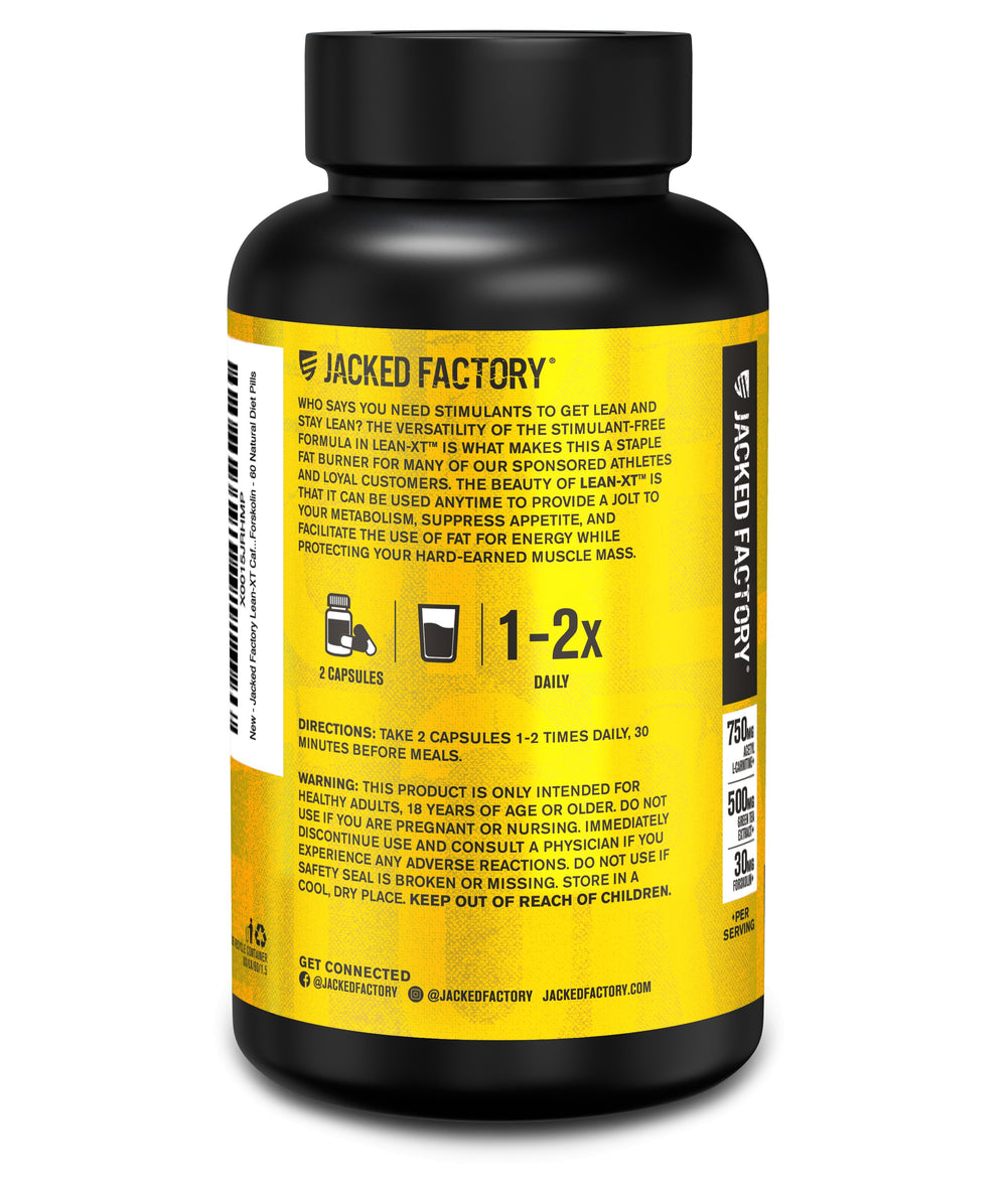 Lean-XT Stimulant-Free Fat Burner | Jacked Factory