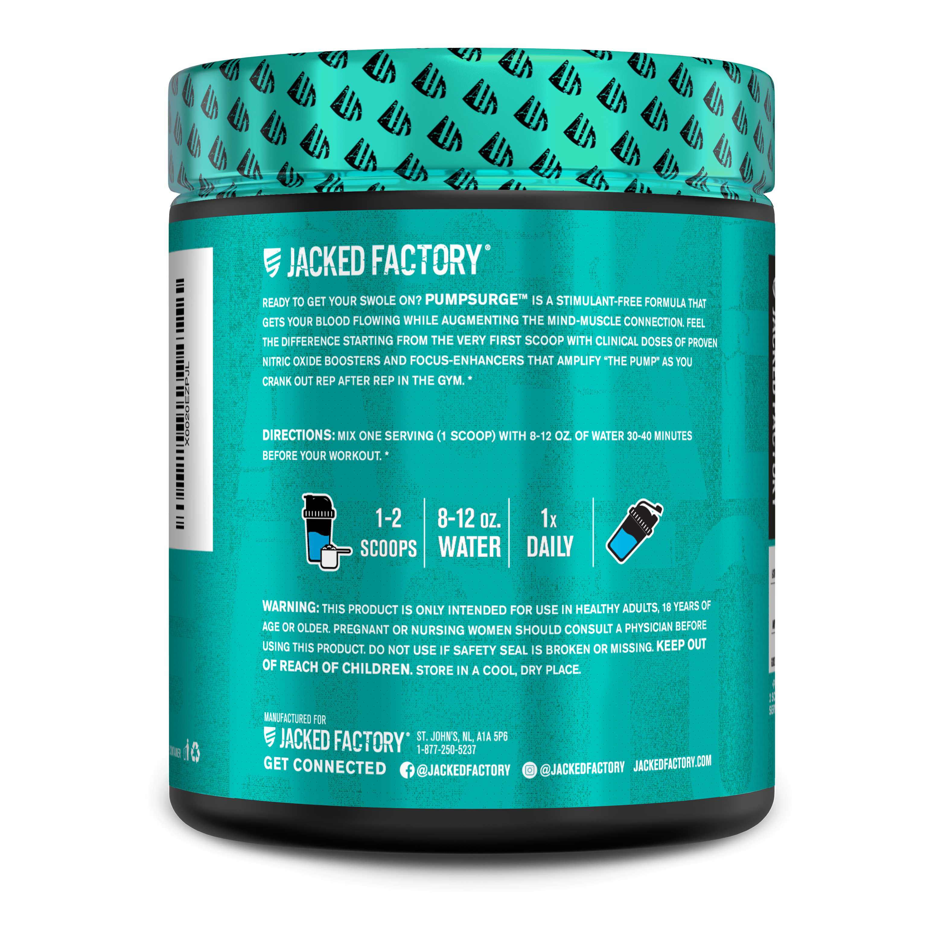 Pump Surge - Stim Free Pump & Nootropic Pre-Workout