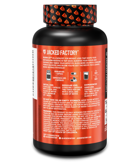BurnXT Thermogenic Fat Burner Jacked Factory