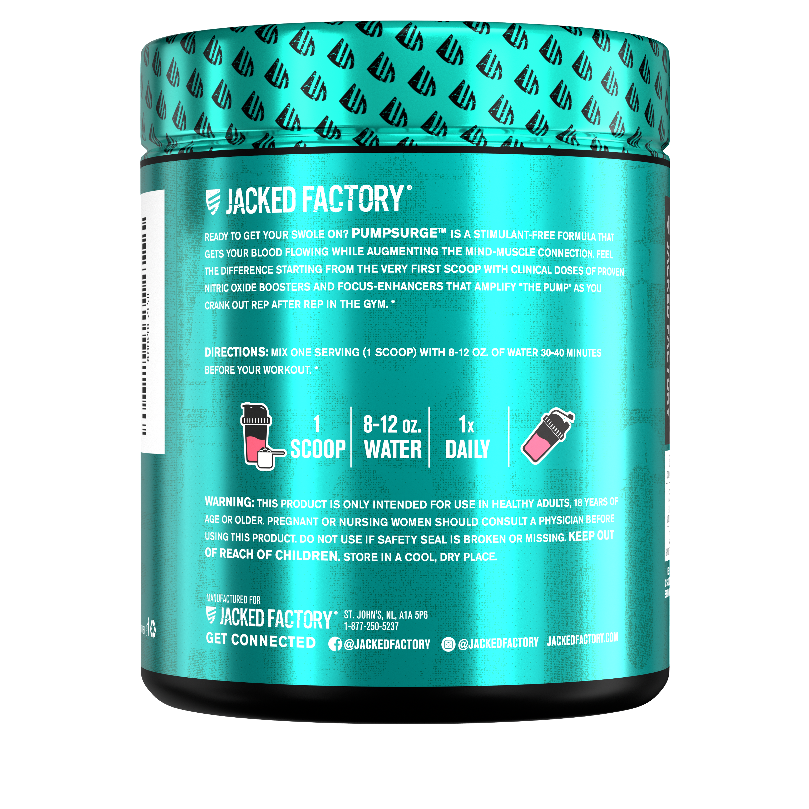 Pump Surge - Stim Free Pump & Nootropic Pre-Workout