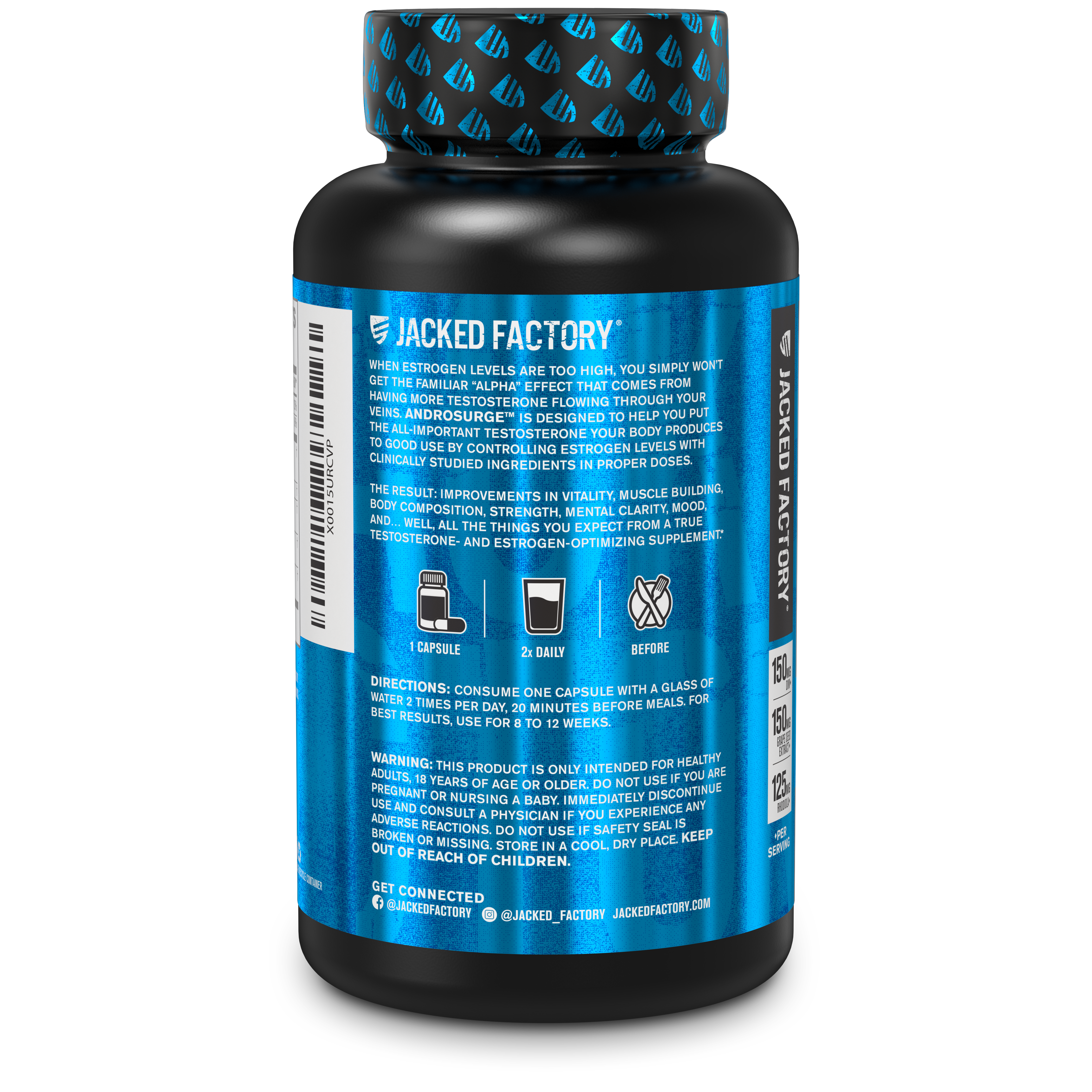 Androsurge Estrogen Blocker | Anti-Estrogen Supplement for