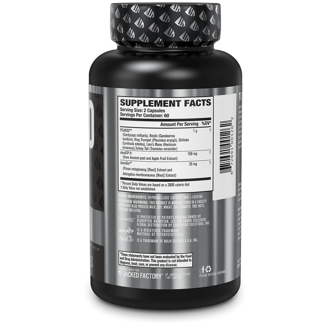 Build XT Muscle Builder w/ PeakO2® & ElevATP® Jacked Factory