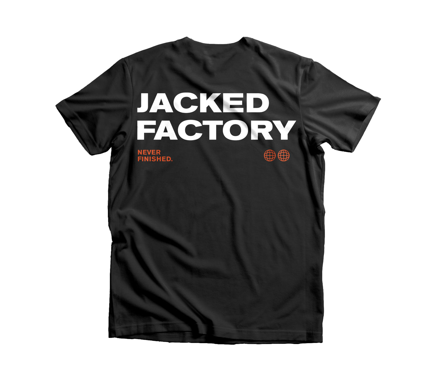 Back of Black Jacked Factory Elite Shirt