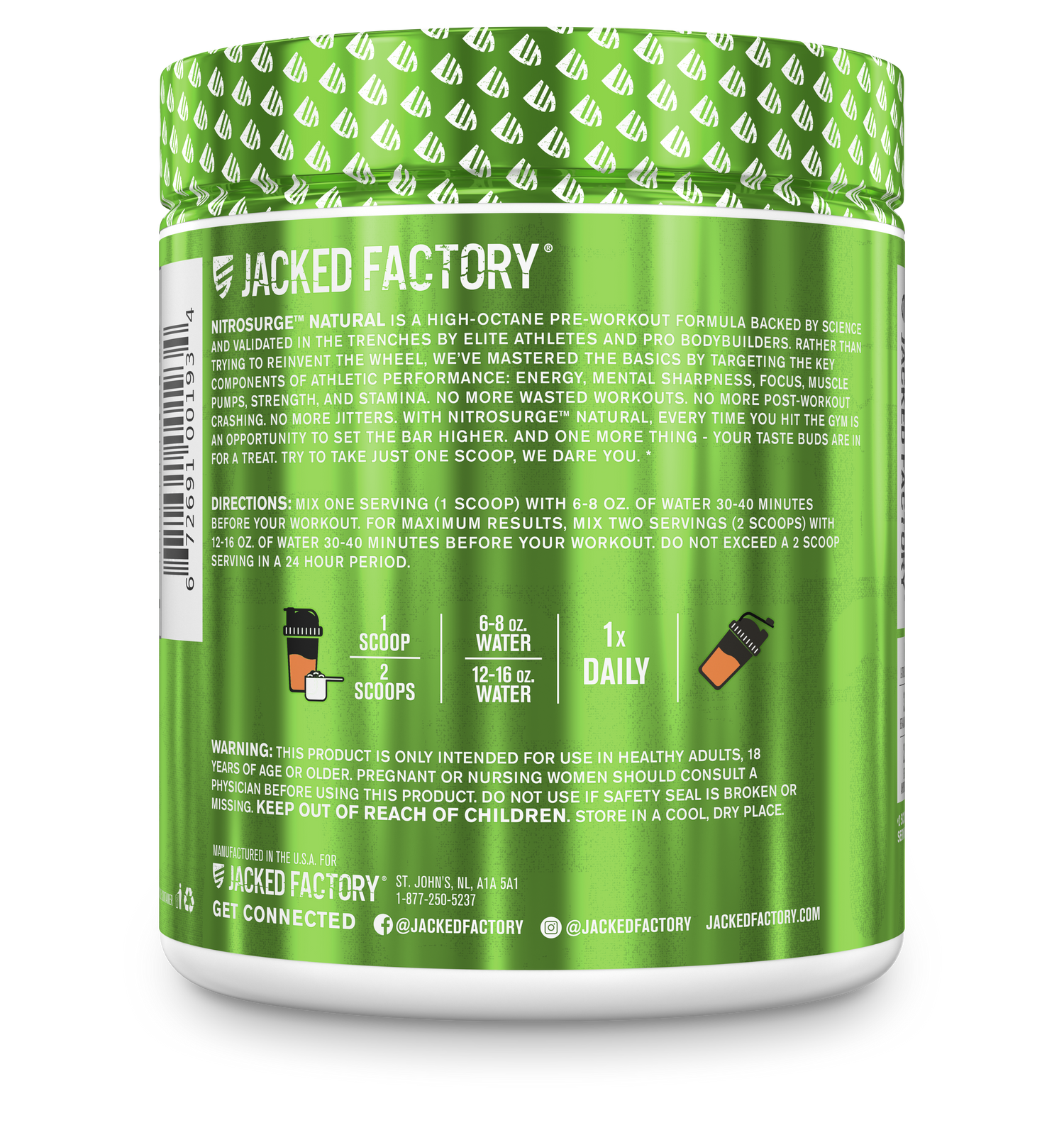 Jacked Factory Nitro Surge Natural recommended usage