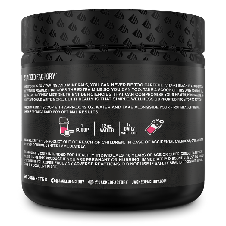 Vita-XT™ Black - Multivitamin Powder