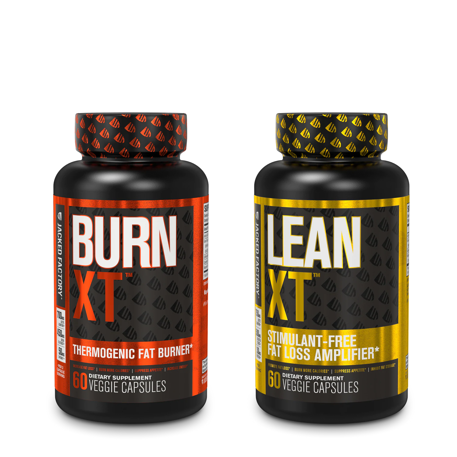 Jacked Factory's Burn-XT (60 count) and Lean-XT (60 count)
