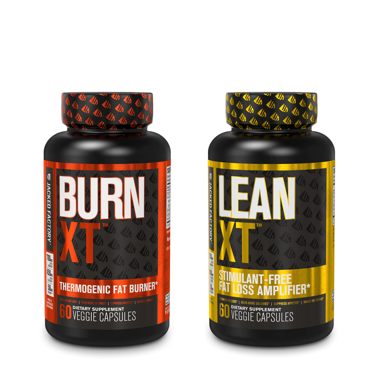 Jacked Factory's Burn-XT (60 count) and Lean-XT (60 count)